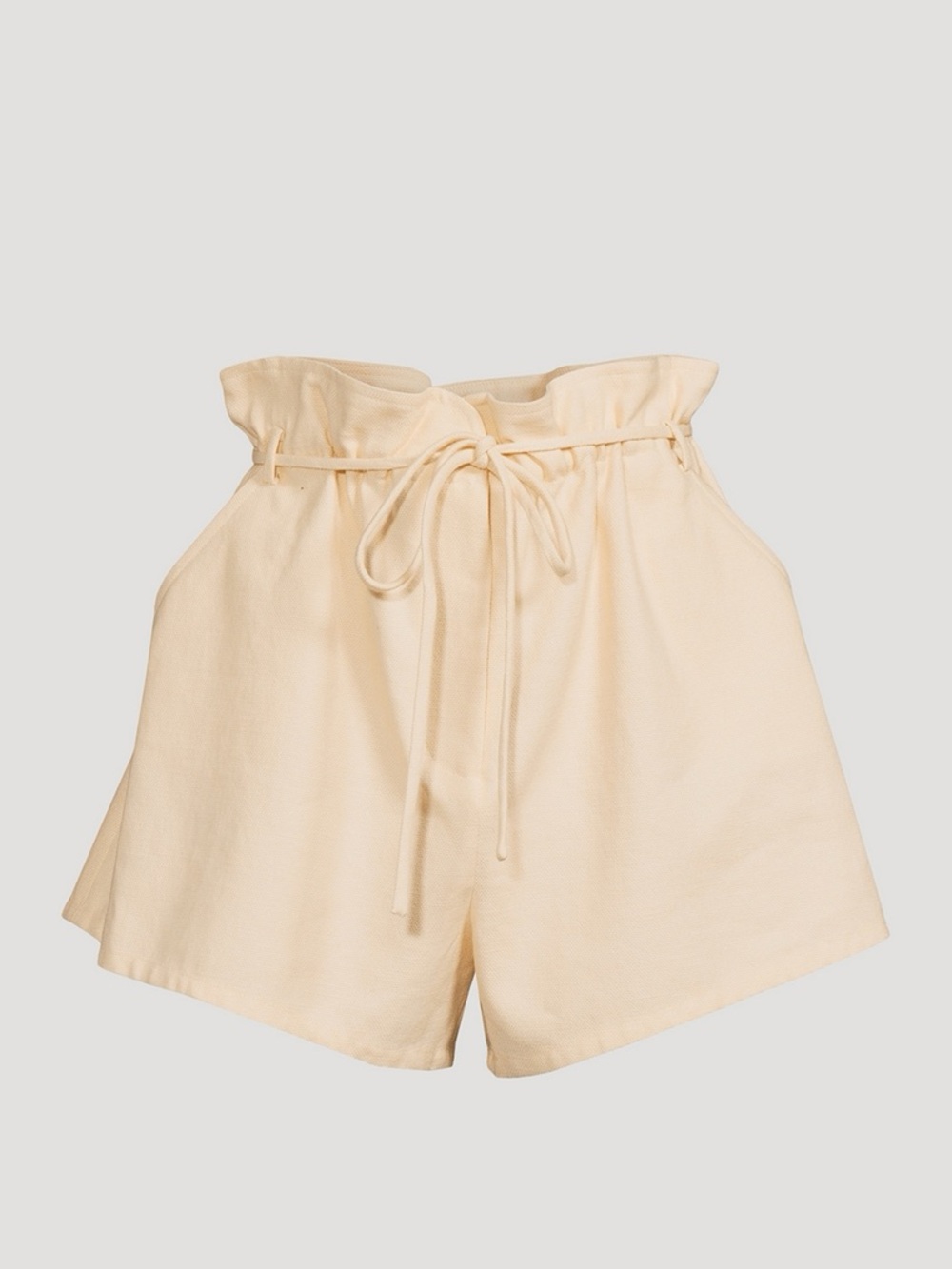 ba&sh JOA FRONCE High-Waist Paperbag Shorts